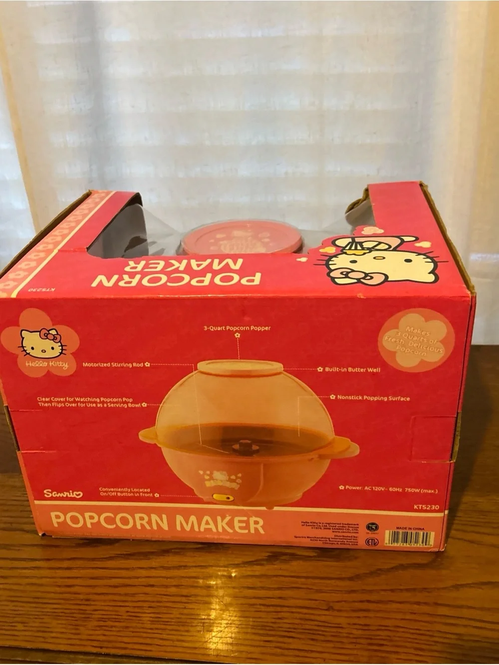 Hello Kitty Popcorn Maker